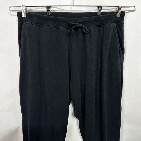 Nike Yoga Pants Size XXL Black Drawstring Knit Jogger Pockets Elastic 1498 - Picture 3 of 8